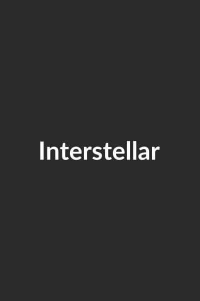 Interstellar poster