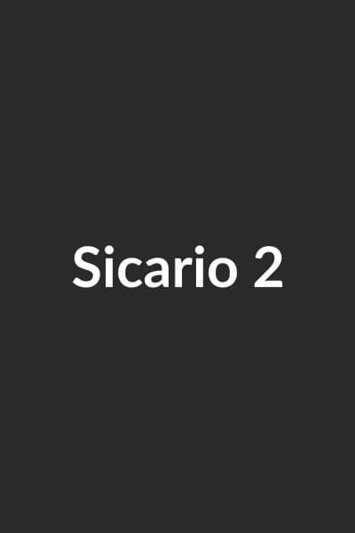 Sicario 2 poster