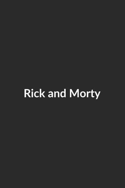 Rick and Morty poster