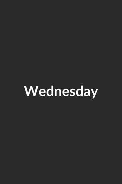Wednesday poster